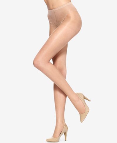 Hue Women's French Lace панчошины с контролем верха U5970N