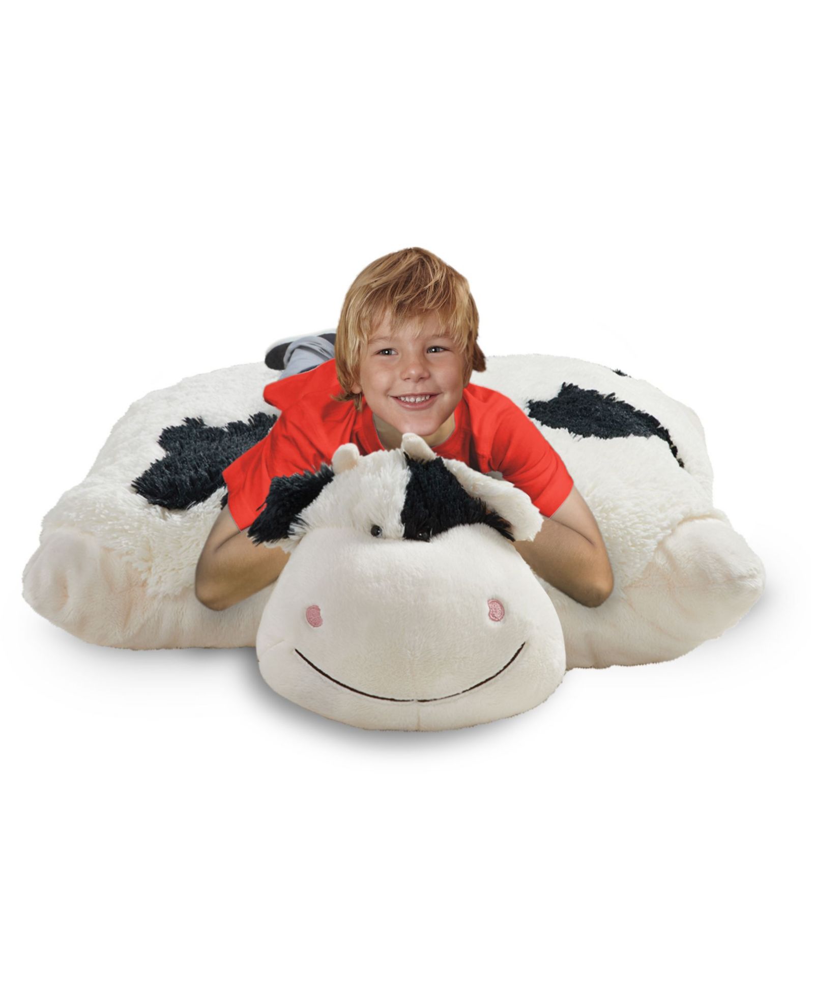 Pillow Pets Oversized Cozy Cow Stuffed Animal Plush