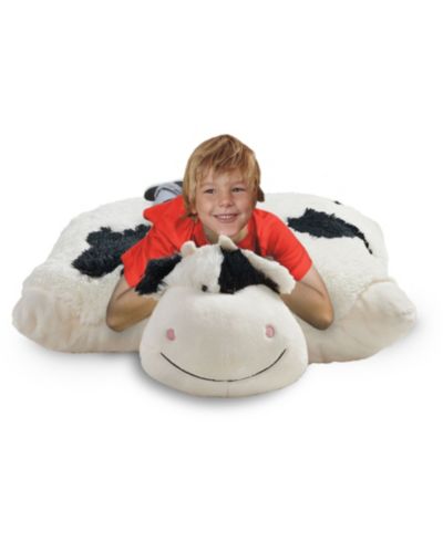 Мягкая игрушка Pillow Pets Signature Jumboz Cozy Cow, большой плюшевый зверь