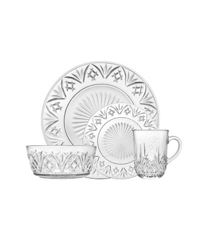 Godinger Dublin Crystal 16 Pc. Dinnerware Set, Service For 4
