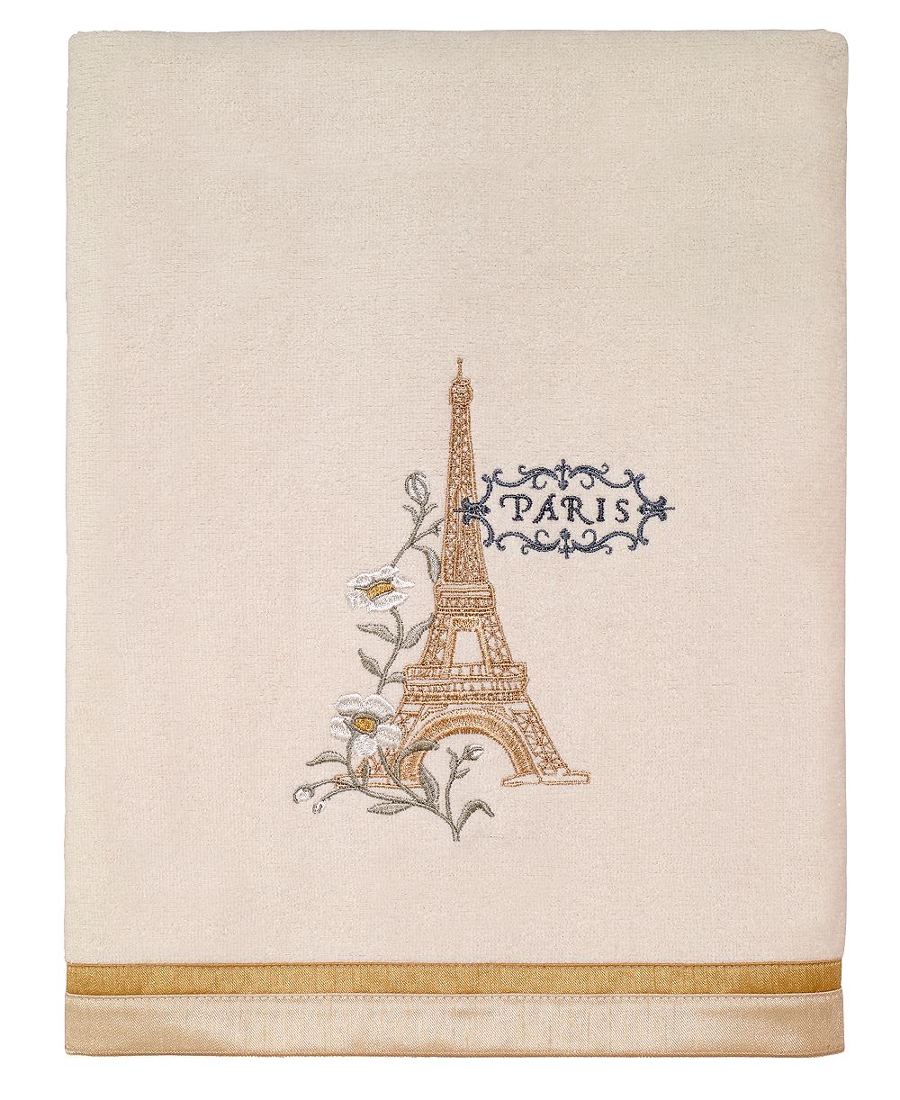 Avanti Paris Botanique хлопковое банное полотенце с вышивкой, 27" x 50"