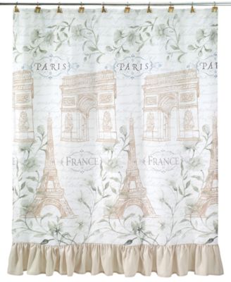 Avanti Paris Botanique Printed Shower Curtain, 72" x 72" штора для душа Avanti