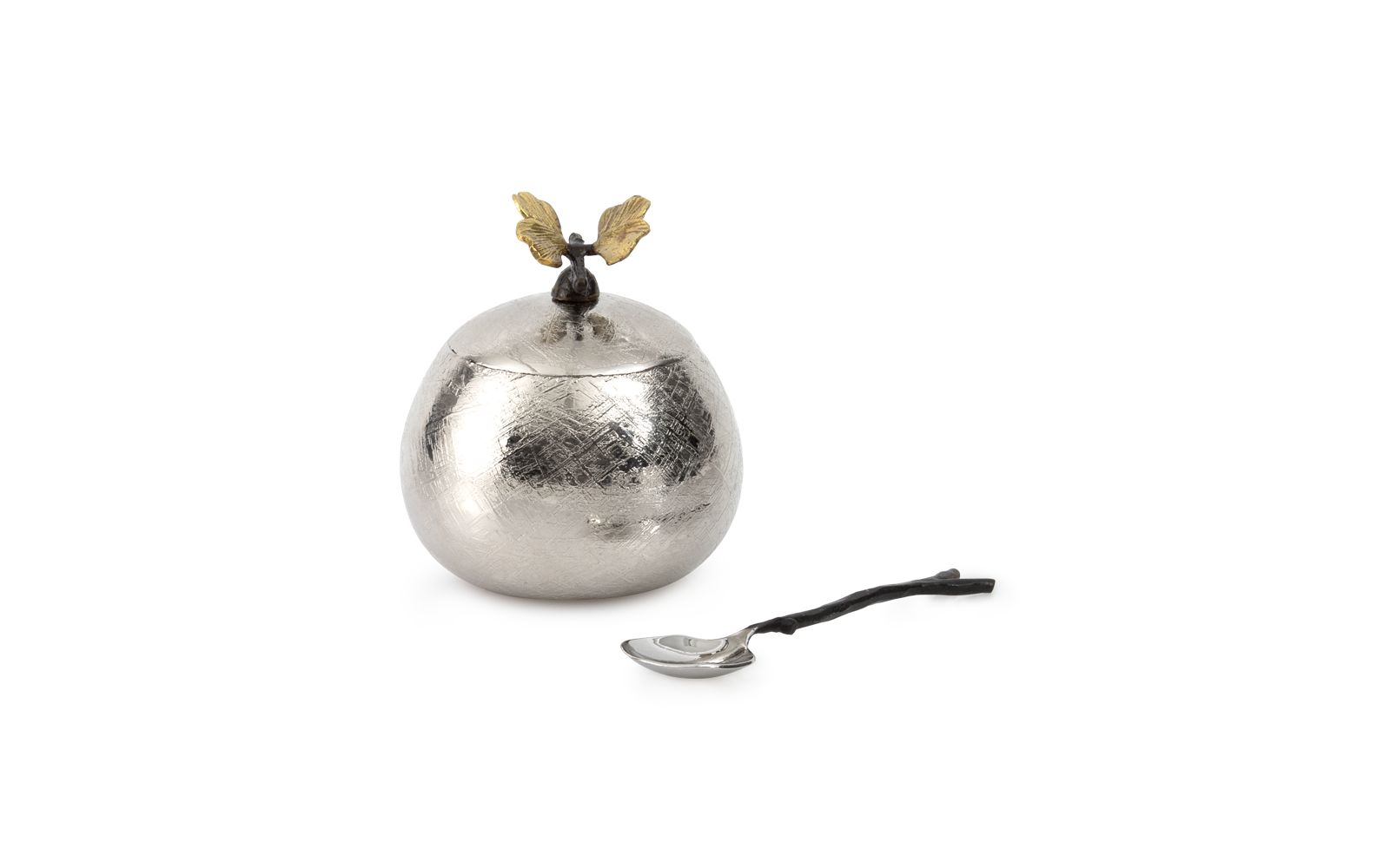 Michael Aram Butterfly Ginkgo Pot w/Spoon