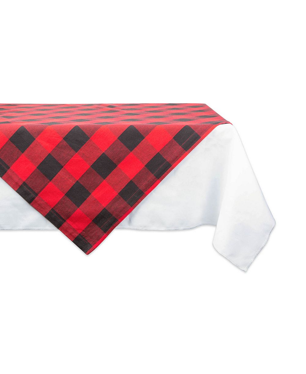 Скатерть Design Imports Buffalo Check 40" x 40"