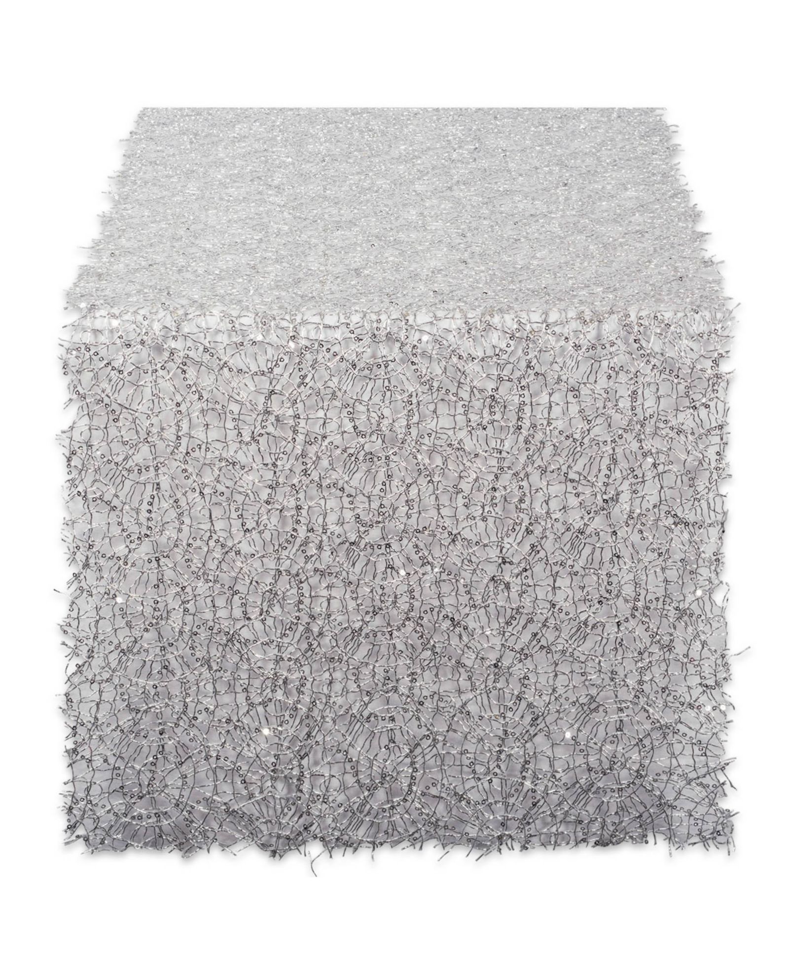 Design Imports Sequin Mesh Table Runner Roll 16" x 10'