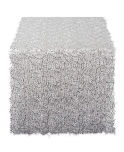 Design Imports дорожка на стол из сетки с пайетками, 16" x 10'