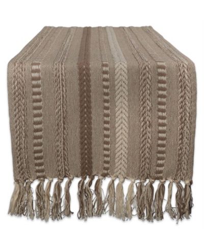 Дорожка на стол Design Imports Braided Stripe 15" x 72"