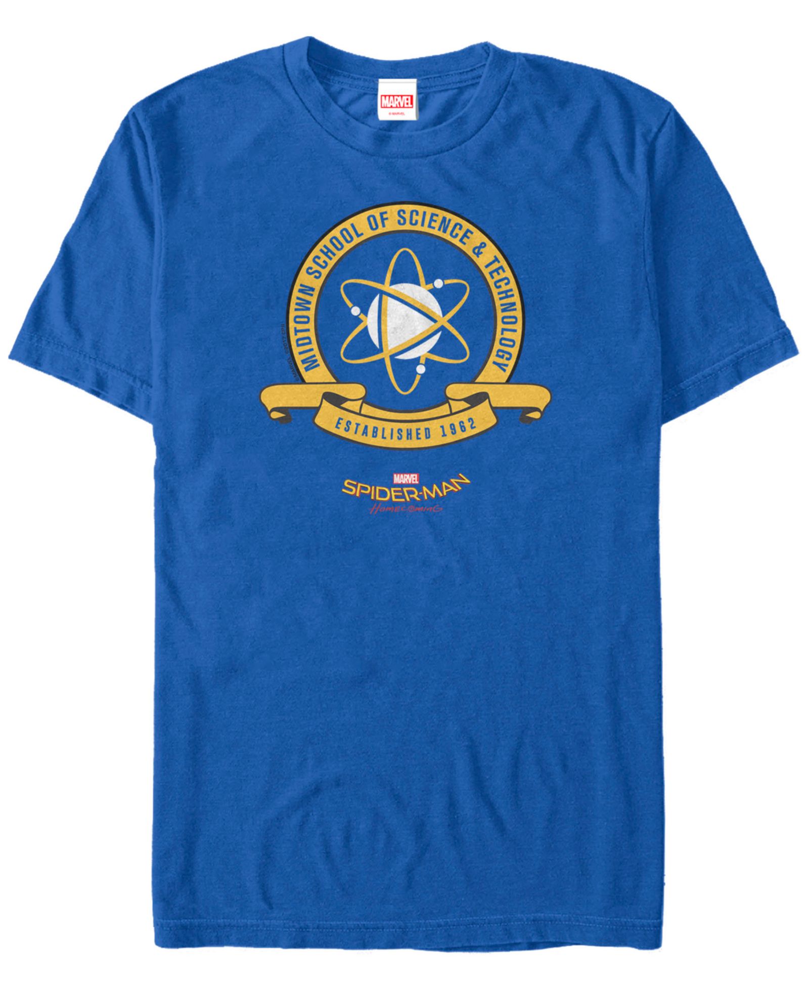 Marvel Мужская футболка Spider-Man Homecoming Midtown School of Science Emblem