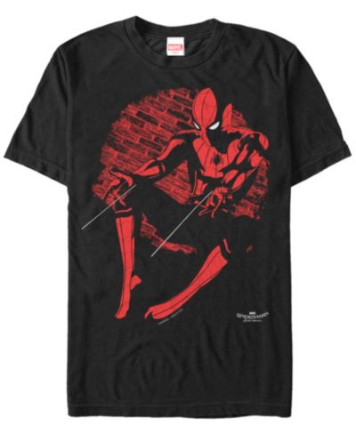 Мужская футболка Marvel Spider-Man Homecoming Spider Web Action Short Sleeve T-Shirt