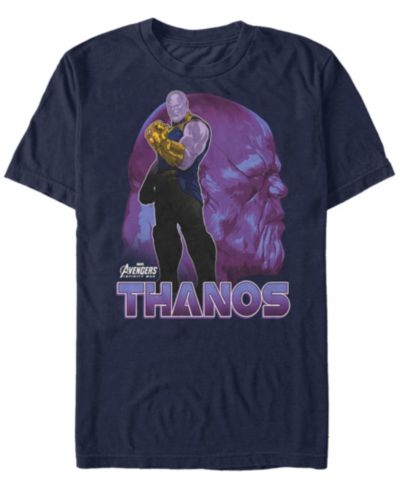 Marvel Men's Avengers Infinity War Thanos Strong Pose Short Sleeve T-Shirt