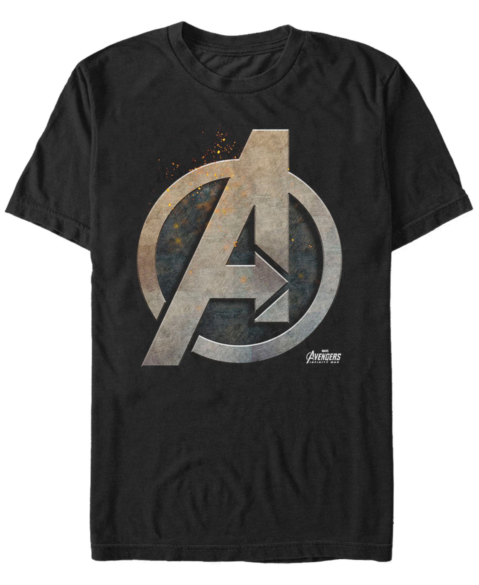 Marvel Мужская футболка с коротким рукавом Avengers Infinity War Steal Avengers Logo