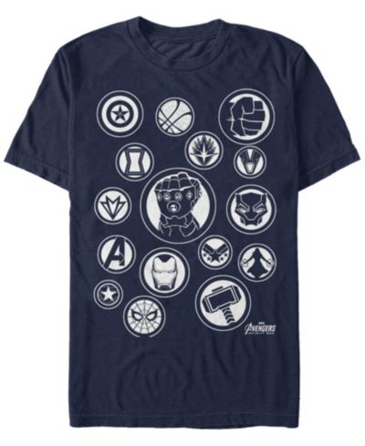Мужская футболка Fifth Sun Marvel Avengers Infinity War Emblems Short Sleeve