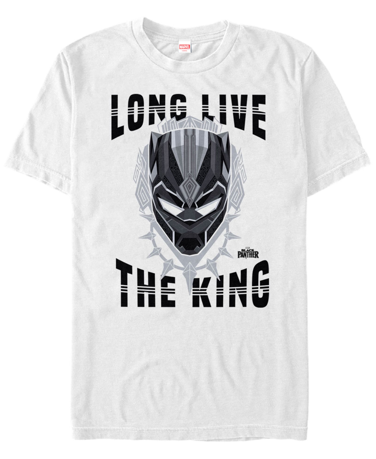 Мужская футболка Marvel Black Panther Long Live The King of Wakanda с коротким рукавом