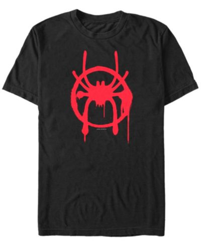 Мужская футболка Marvel Men's Spider-Man Miles Morales Spider Logo Short Sleeve T-Shirt