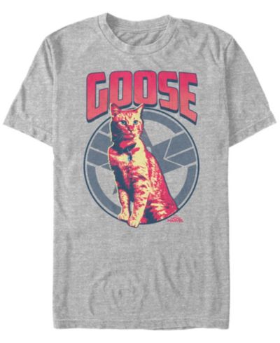 Мужская футболка Marvel Captain Marvel Goose The Cat Short Sleeve
