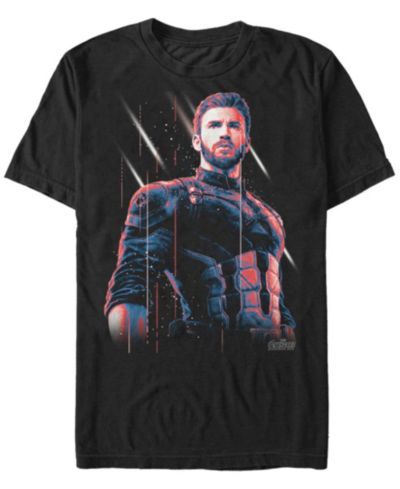 Мужская футболка Marvel Avengers Infinity War Captain America Strong Pose Short Sleeve