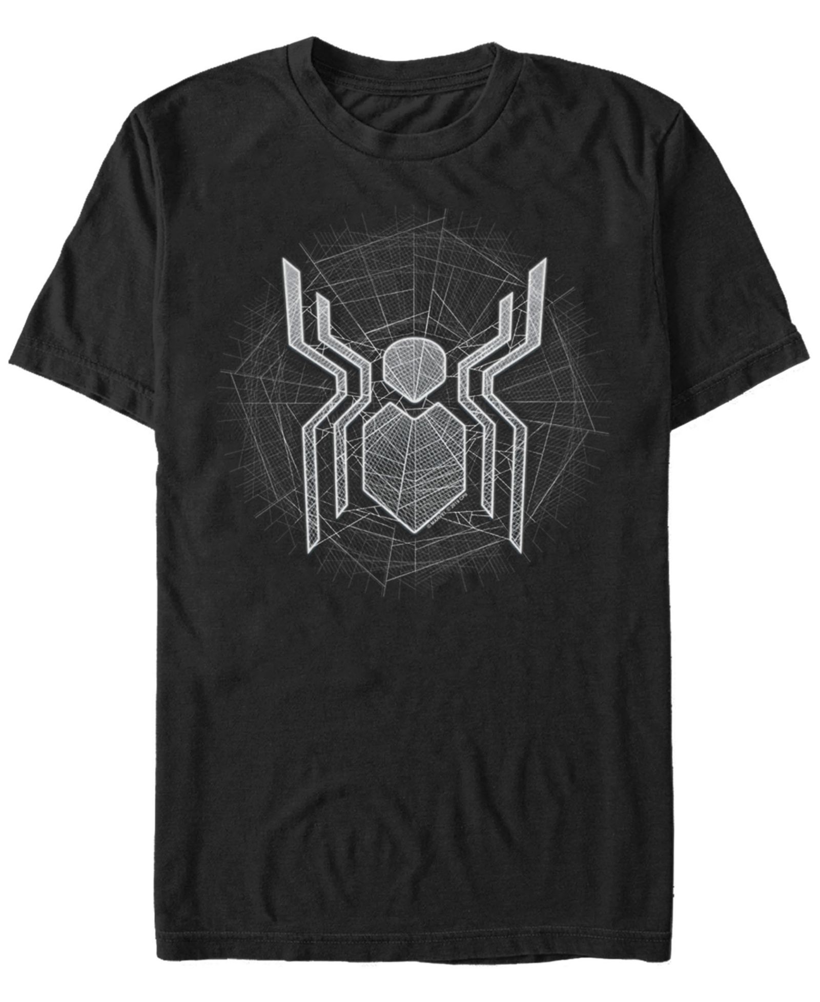 Marvel Мужская футболка с коротким рукавом Spider-Man Logo