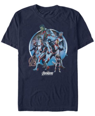 Мужская футболка Marvel Men's Avengers Endgame New Suits Unite Short Sleeve