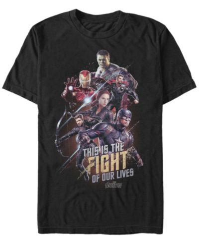 Мужская футболка Marvel Avengers Endgame Fight Of Our Lives Short Sleeve T-Shirt