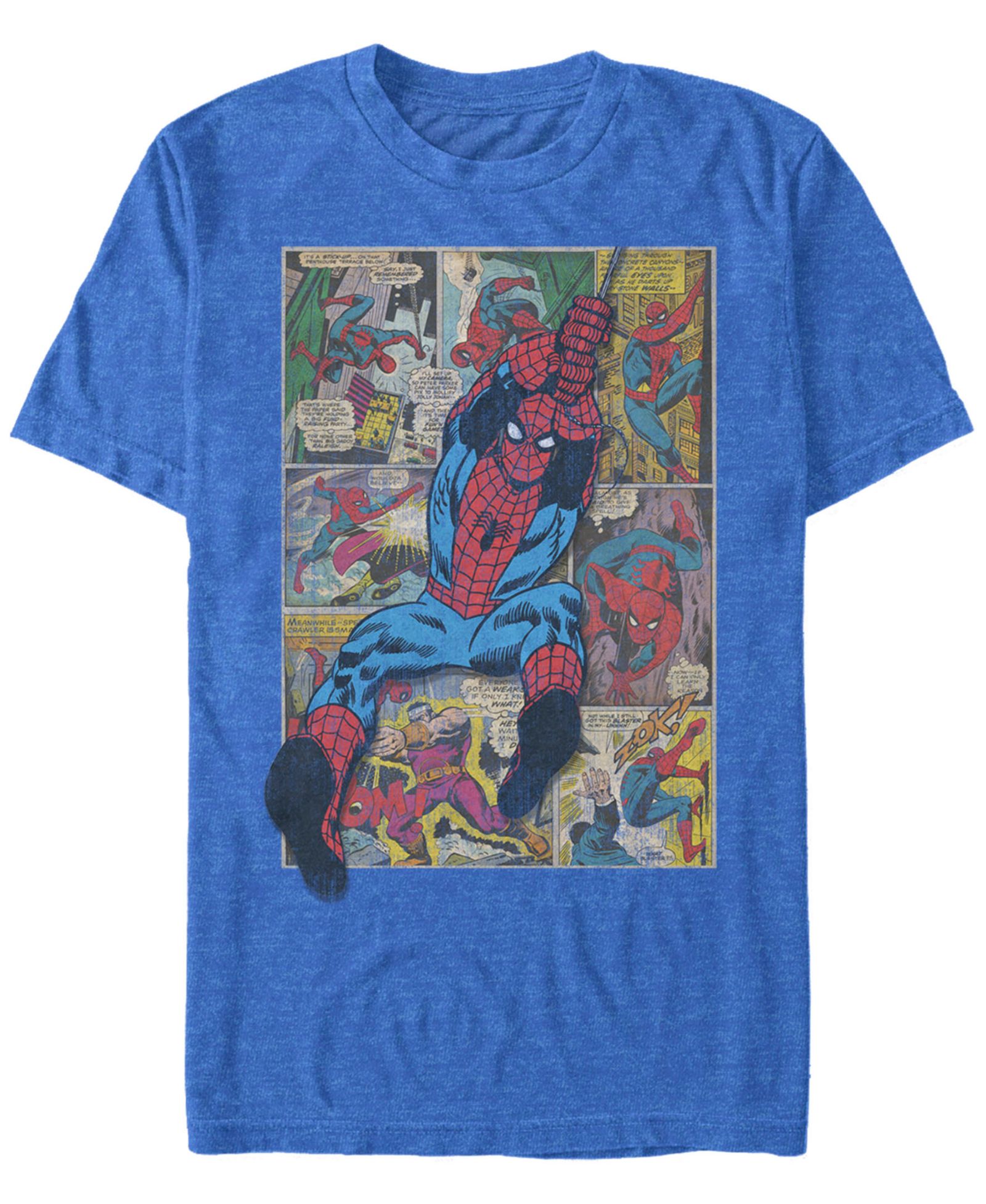 Мужская футболка Marvel Comic Collection Classic Spider-Man Swinging Short Sleeve
