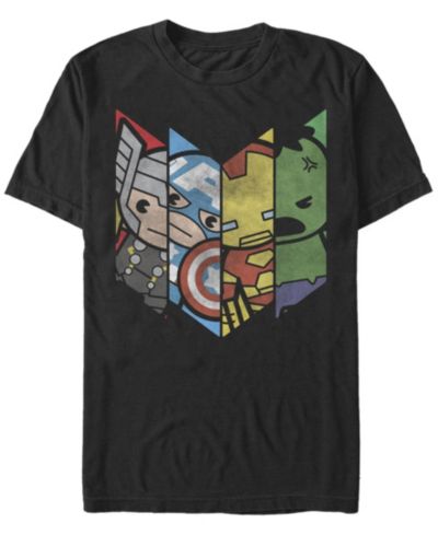 Мужская футболка Marvel Comic Collection Kawaii Avenger Panels Short Sleeve