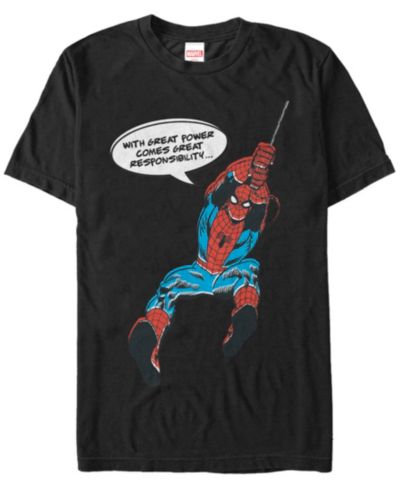 Marvel Мужская футболка Spider-Man с коротким рукавом