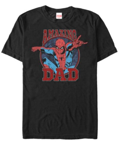 Fifth Sun Men's Spider-Man Amazing Dad  Short-Sleeve T-Shirt