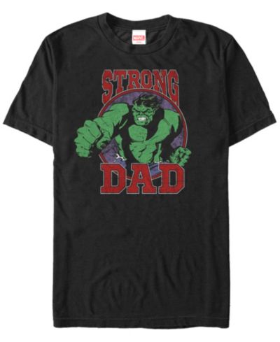 Мужская футболка Marvel Comic Collection The Hulk Strong Dad Short Sleeve