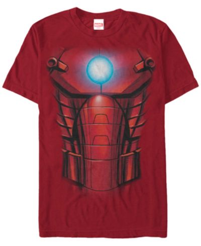 Marvel Мужская футболка с коротким рукавом из коллекции комиксов Iron Mans Suit Upgraded
