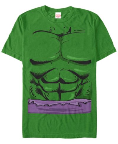 Мужская футболка Marvel Hulk Chest Costume, короткий рукав
