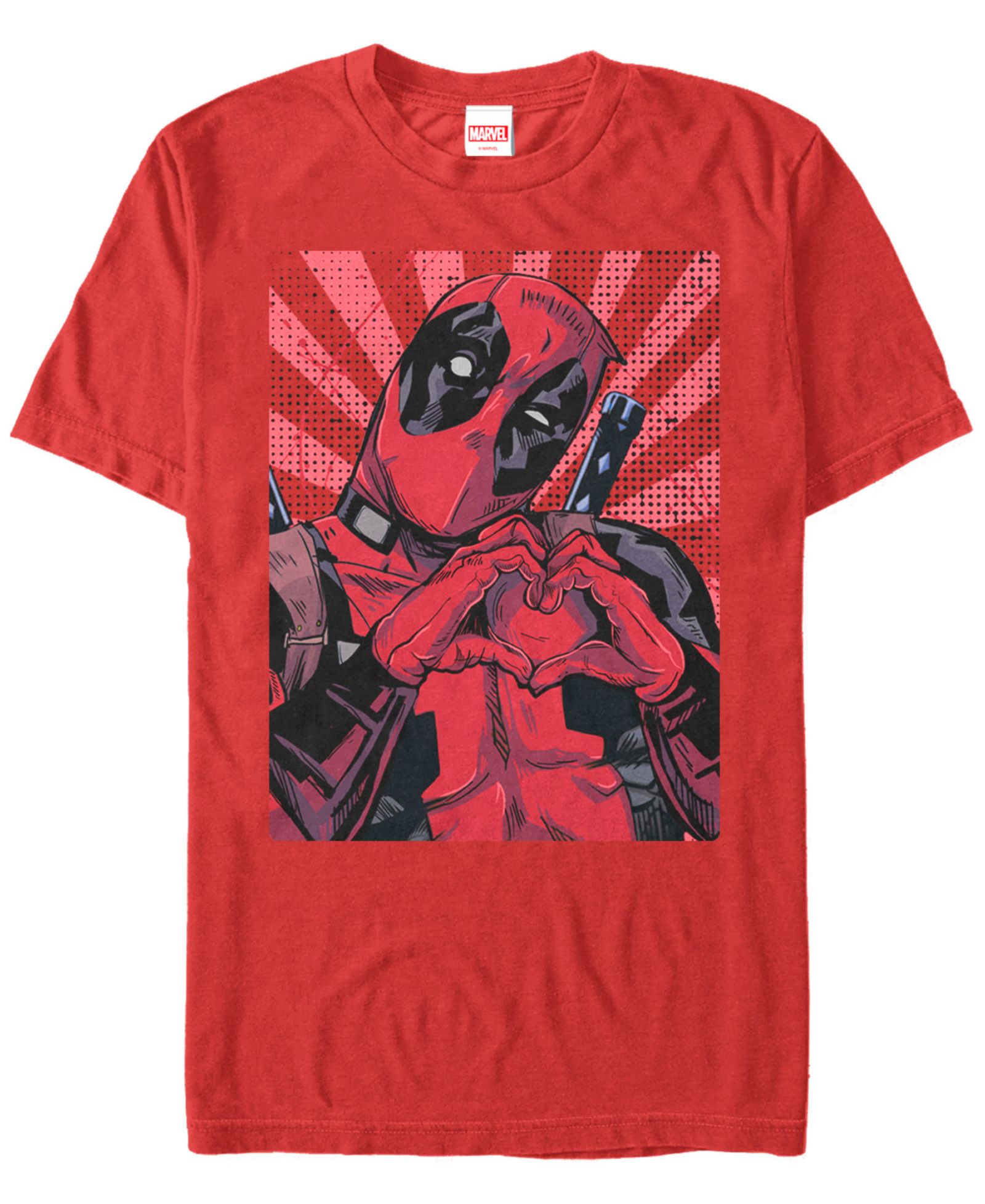 Marvel Men's Deadpool футболка с коротким рукавом