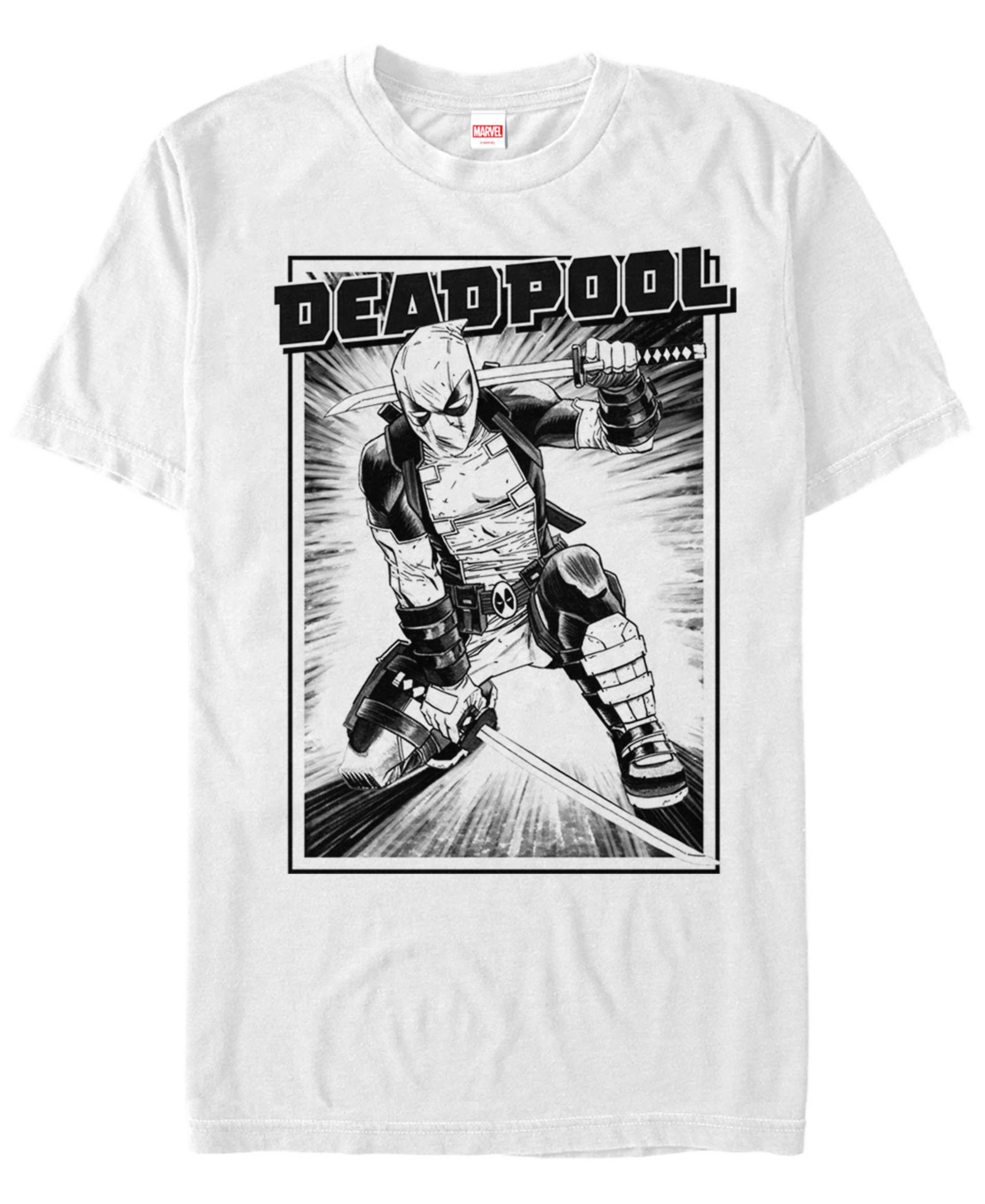 Мужская футболка Marvel Deadpool Samurai Stance Short Sleeve