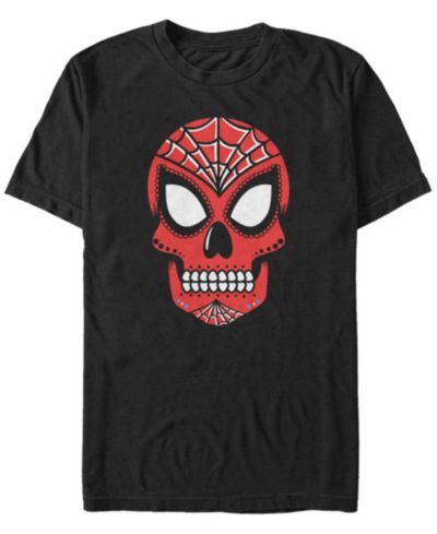 Fifth Sun Мужская футболка Marvel Spider-Man Sugar Skull Big Face Short Sleeve