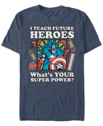 Мужская винтажная футболка Marvel Captain America с коротким рукавом