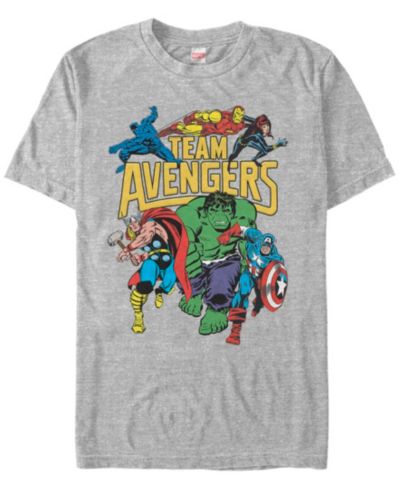 Мужская футболка Fifth Sun Marvel Comic Collection Retro Team Avengers Short Sleeve