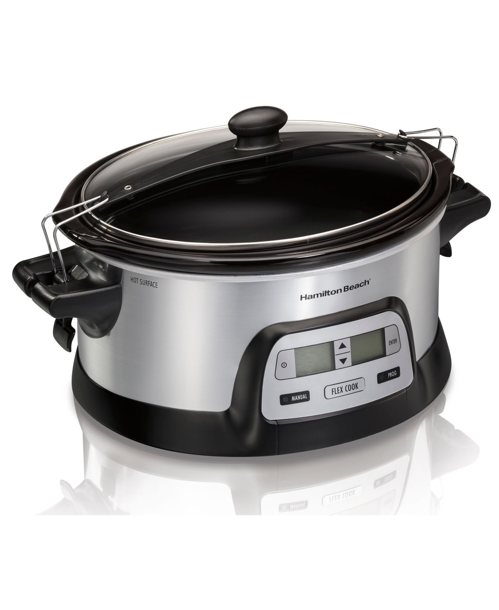 Hamilton Beach Programmable Flex Cook 6 Quart Slow Cooker - 33861