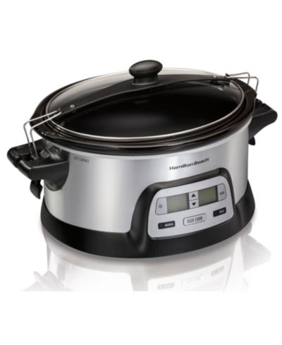 Hamilton Beach Programmable Flex Cook 6 Quart Slow Cooker - 33861
