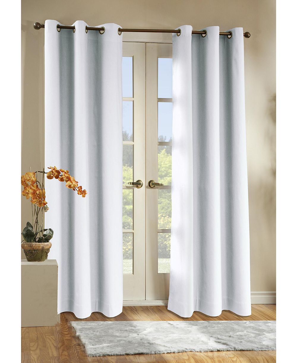 Thermalogic Commonwealth Weather Cotton Fabric Grommet Top Panel Pair