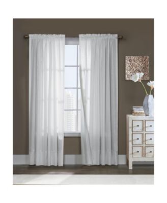 Thermavoile Commonwealth Rhapsody Lined Tailored Pole Top Curtain Panel