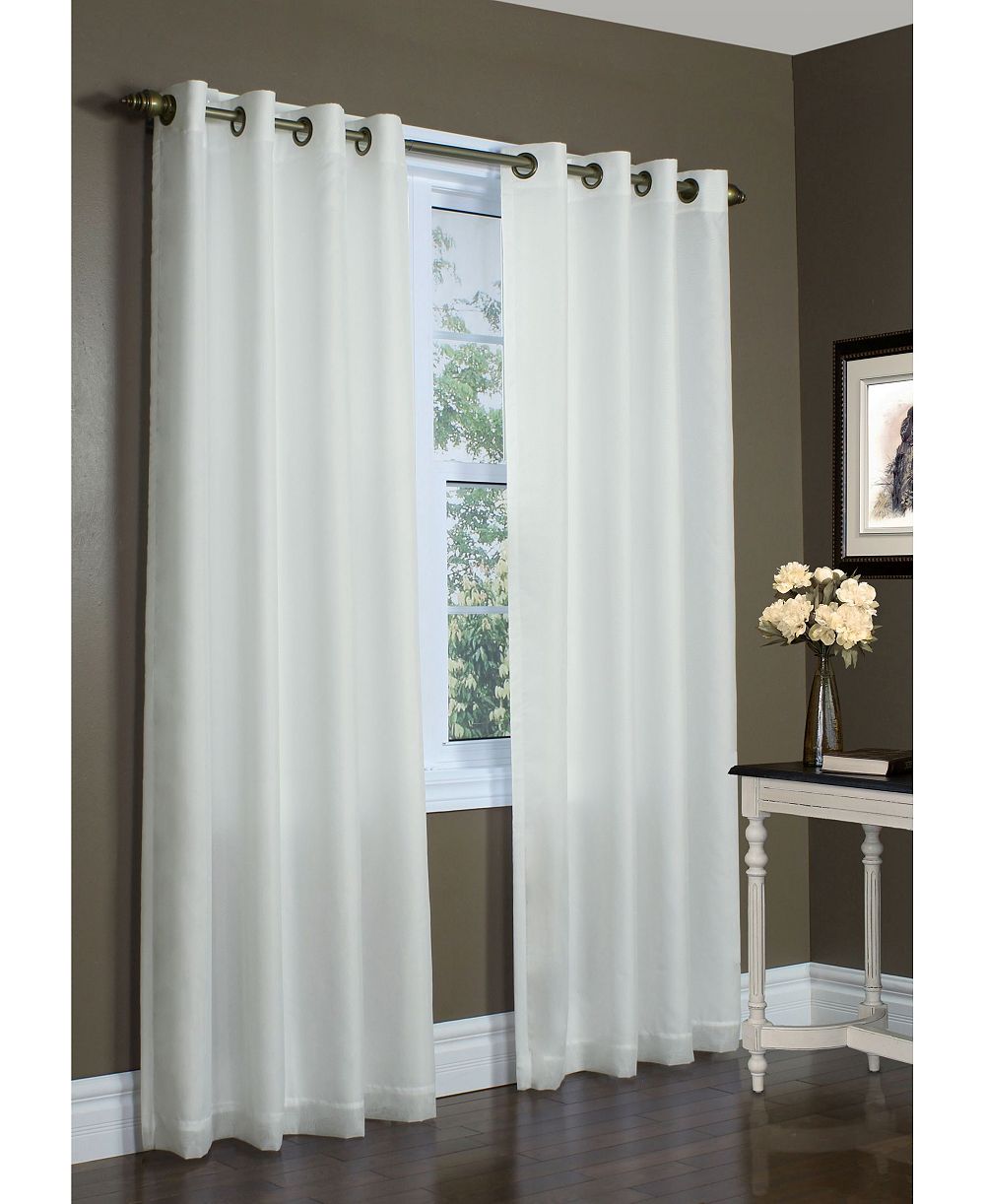 Thermavoile Rhapsody Lined European Voile Grommet Panel