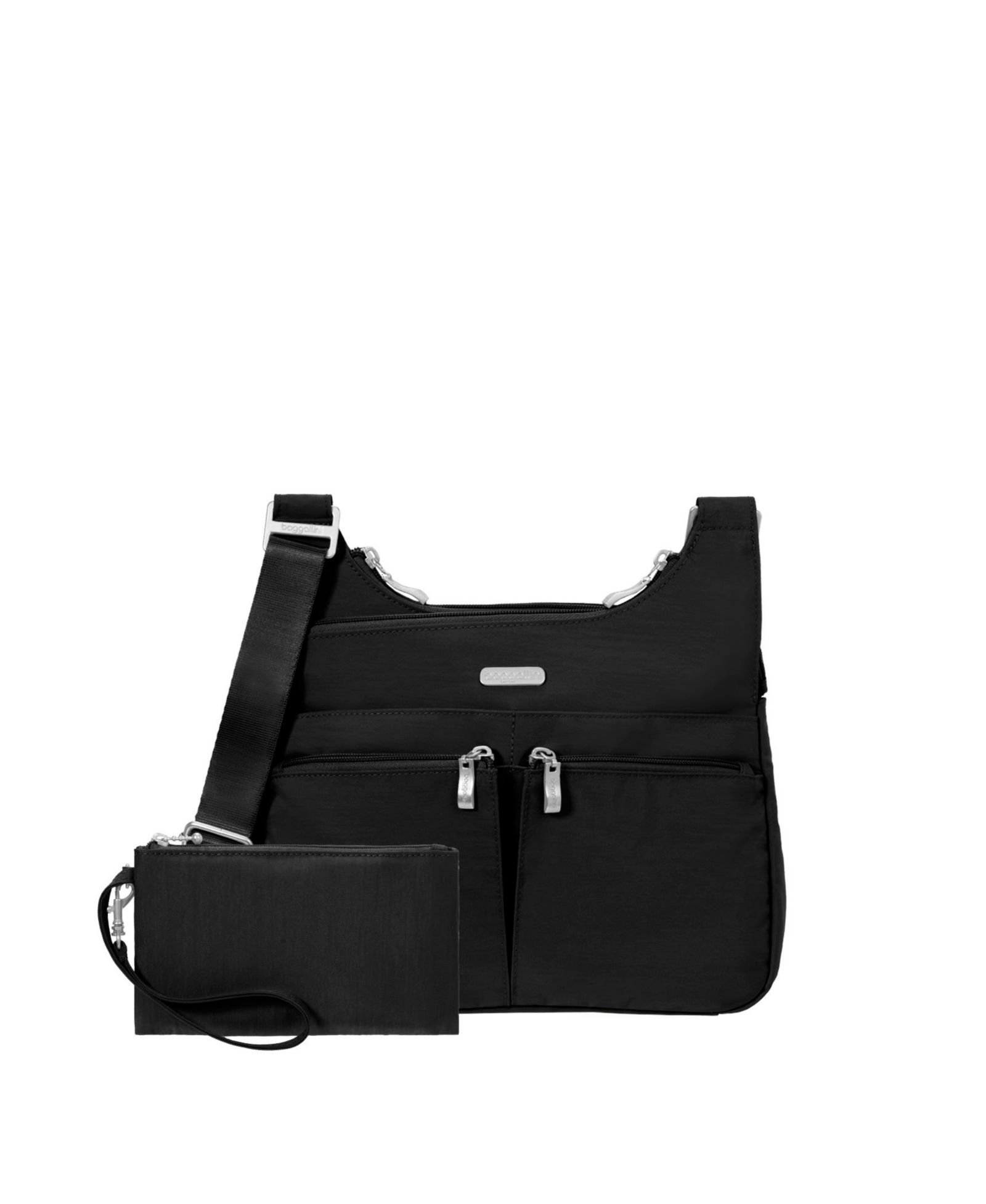 Baggallini Cross Over Crossbody с RFID