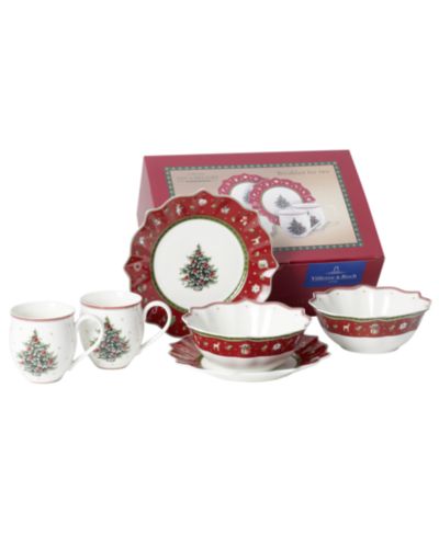 Villeroy & Boch Toys Delight красный сервировочный набор из 6 предметов, на 2 персоны