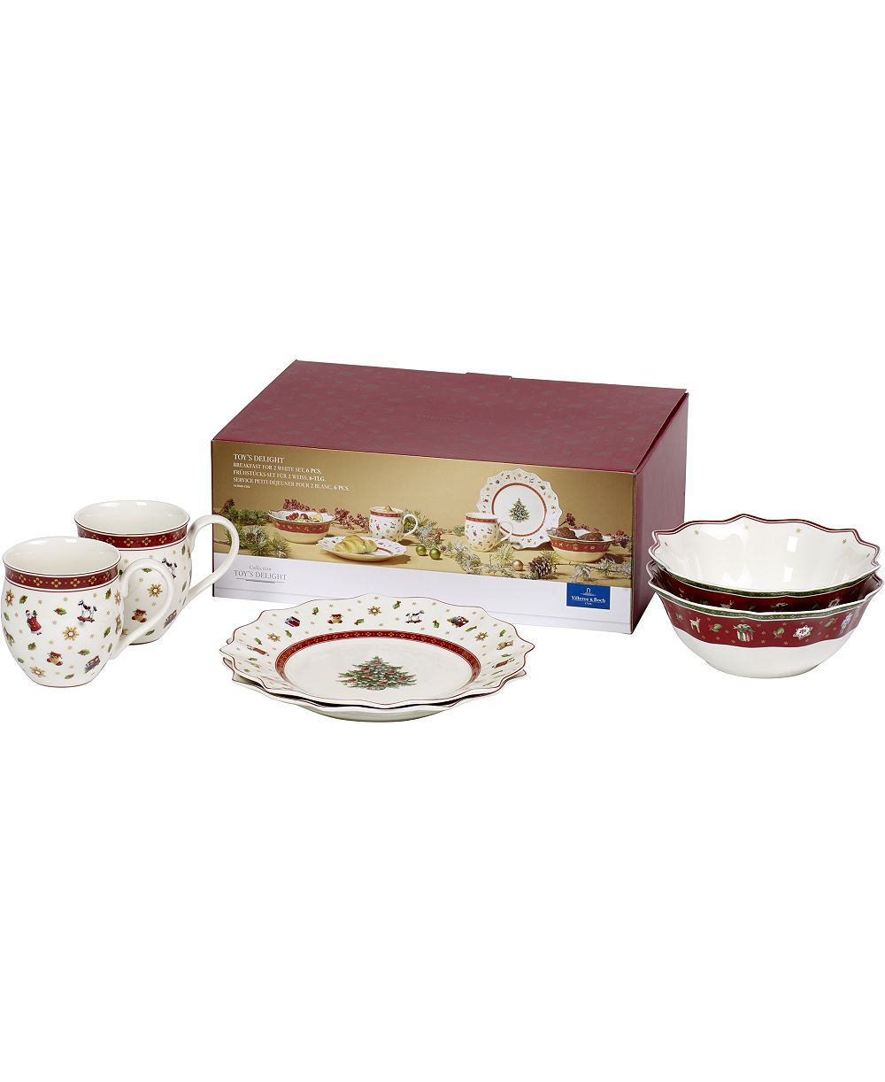 Белый сервировочный набор Villeroy & Boch Toys Delight на 6 предметов