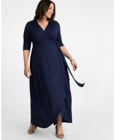 Женское платье-макси Kiyonna Plus Size Meadow Dream Wrap