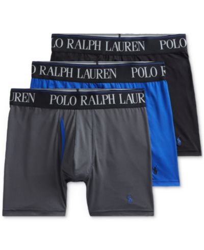 Мужские боксеры-брифы Polo Ralph Lauren 3-Pack 4-D Flex Cool Microfiber