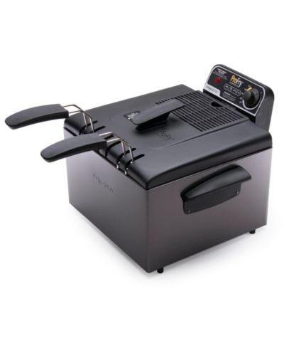 Presto Dual Basket Immersion Element Electric Deep Fryer