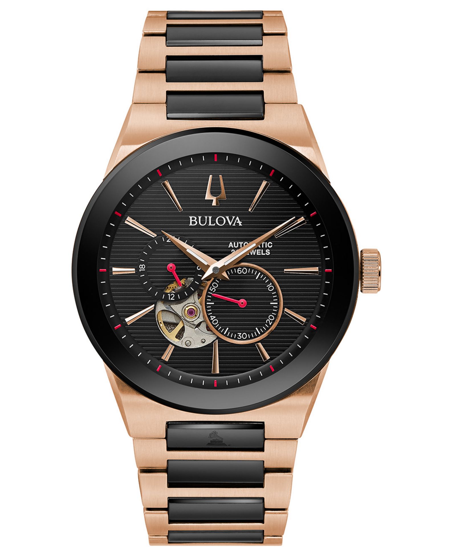 Bulova Men's Automatic Grammy Two-Tone Stainless Steel Bracelet Watch 41mm