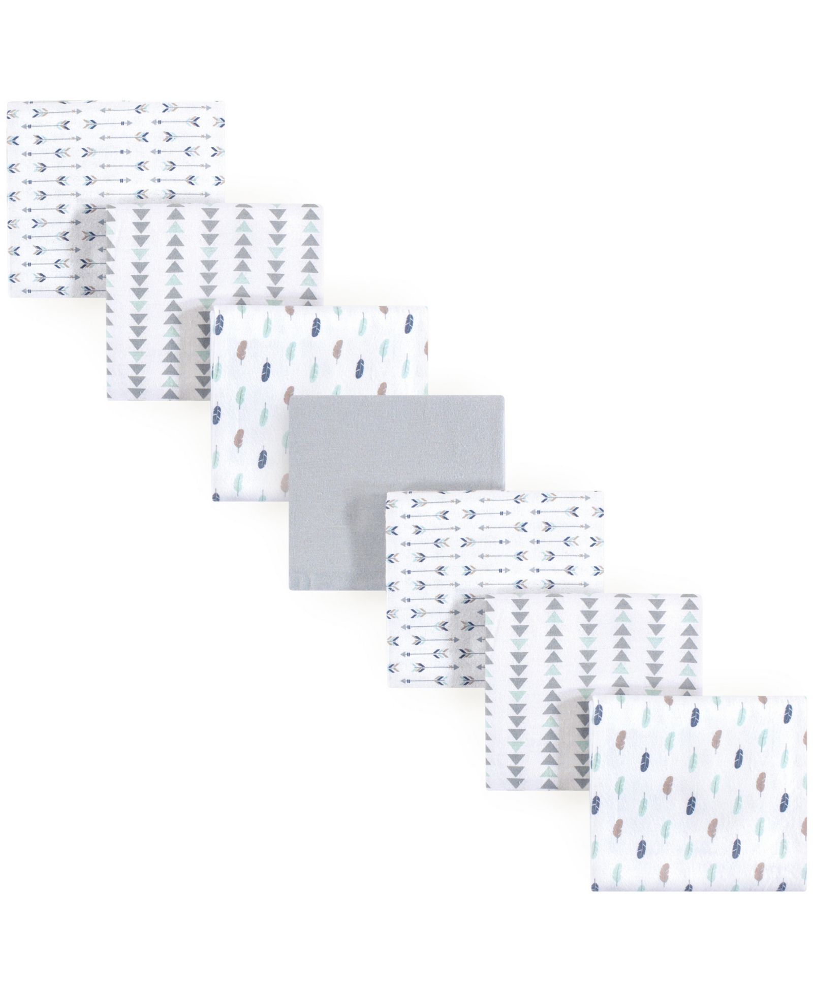 Набор фланелевых одеял Luvable Friends Essential 7-Pack