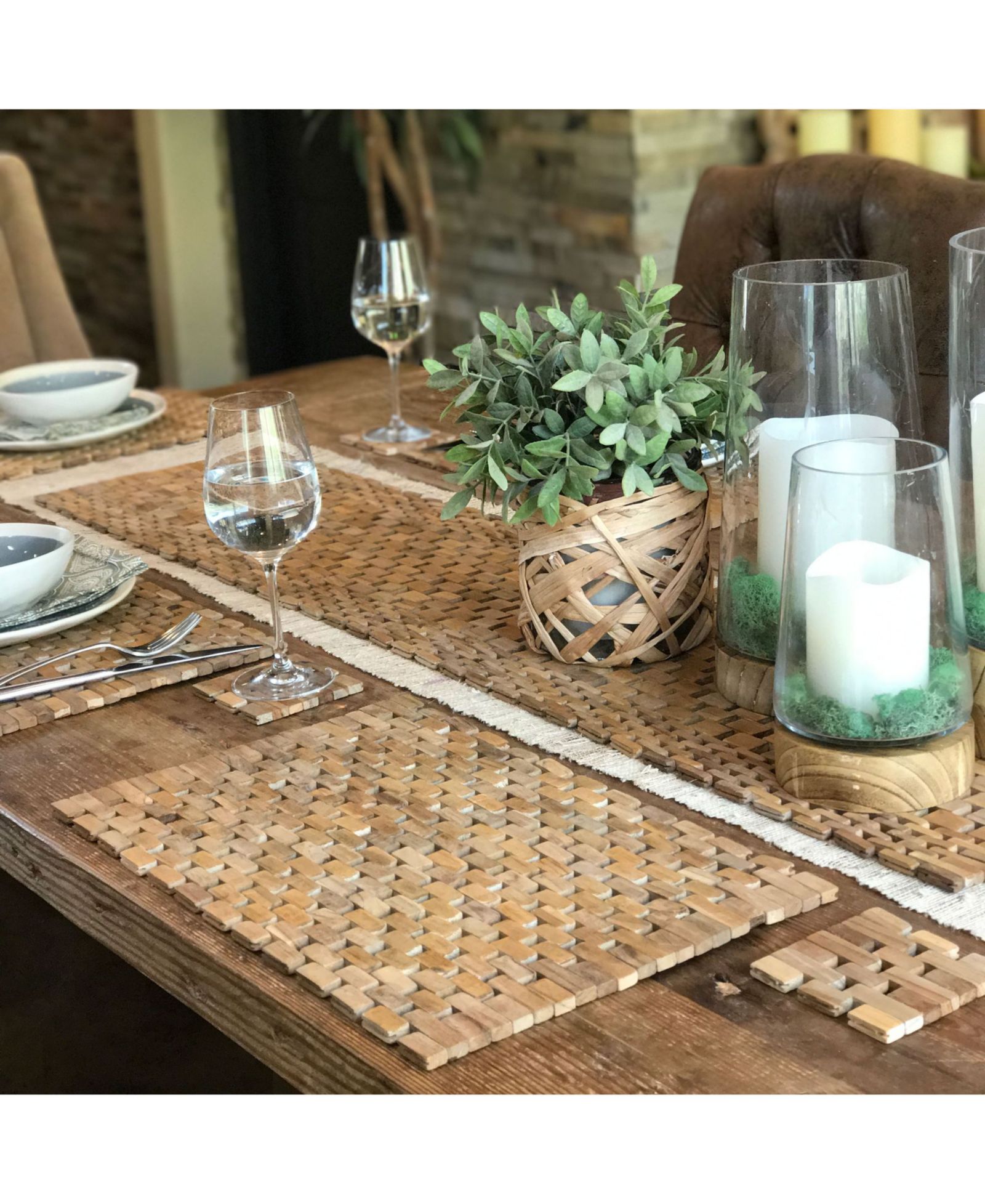 Подставки под тарелки Hip-o Modern Living Teak, Set of 2