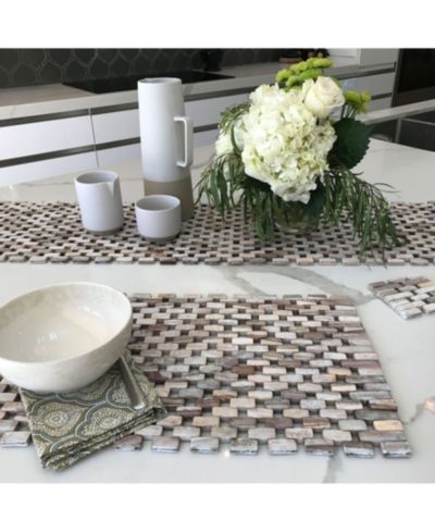 Hip-o Modern Living Подставки под тарелки White Wash, набор из 2 шт.